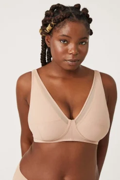 Sujetador reductor triángulo nude