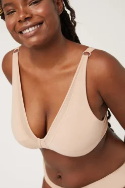 Sujetador reductor triángulo nude