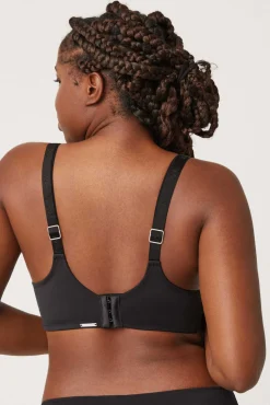 Sujetador reductor triángulo negro