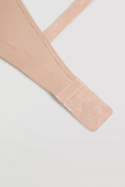 Sujetador sin aro con relleno nude