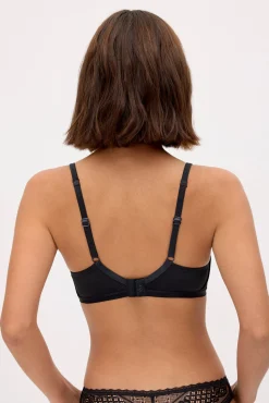 Sujetador sin aro con relleno negro