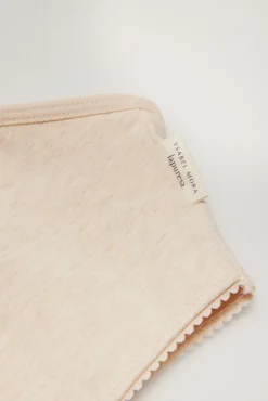 Sujetador sin aro sin relleno algodón orgánico beige