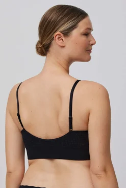 Sujetador sin aro sin relleno negro