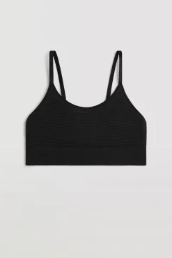 Sujetador sin aro sin relleno negro