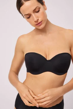 Sujetador sin tirantes multiposición negro