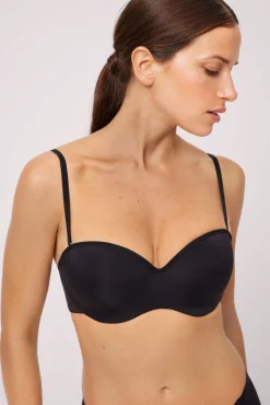 Sujetador sin tirantes multiposición negro