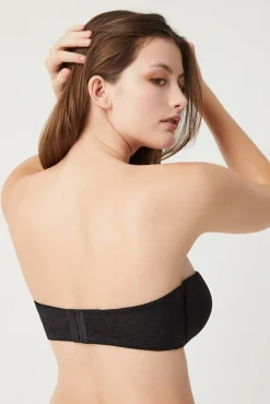 Sujetador sin tirantes-multiposición negro