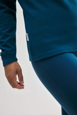 SUPER TÉRMICO Camiseta afelpada con lana estilo deportivo azul