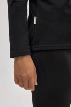 SUPER TÉRMICO Camiseta deportiva afelpada con lana negro