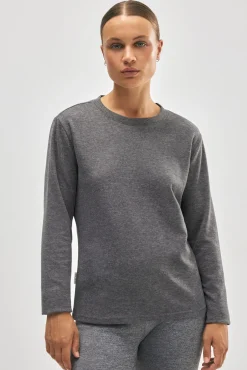 SUPER TÉRMICO Camiseta deportiva afelpada con lana marengo