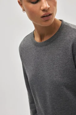 SUPER TÉRMICO Camiseta deportiva afelpada con lana marengo