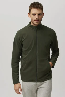 SUPER TÉRMICO Chaqueta polar hombre verde botella