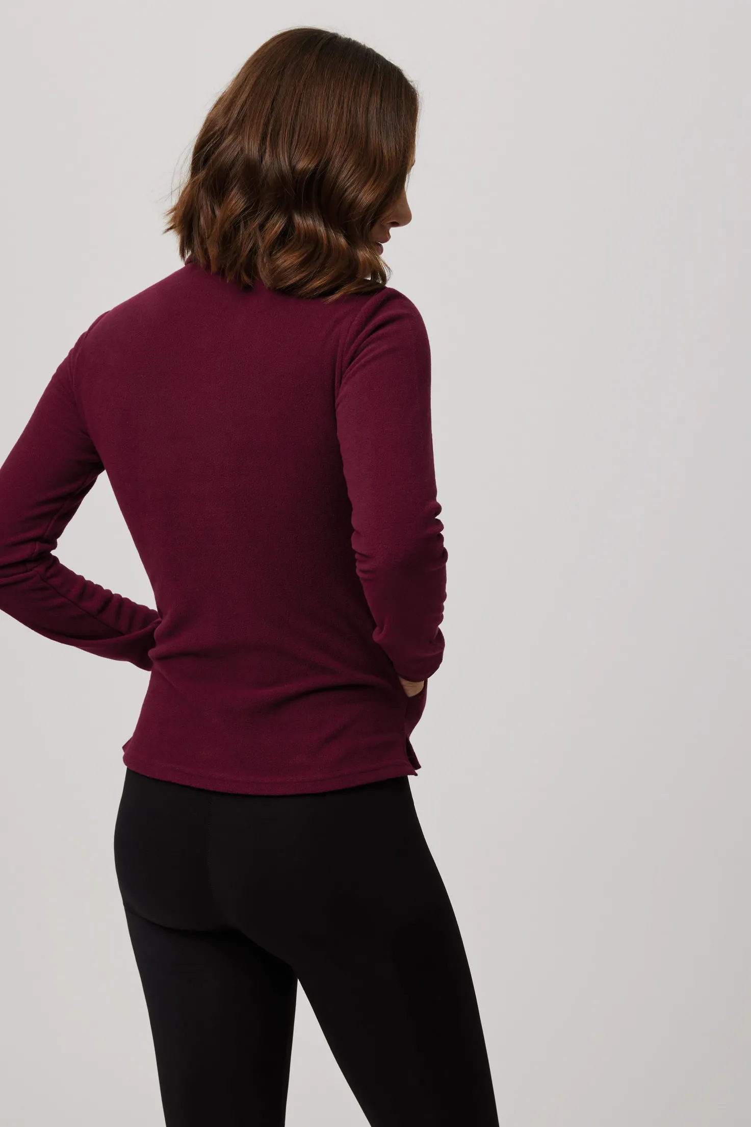 SUPER TÉRMICO Chaqueta polar mujer granate