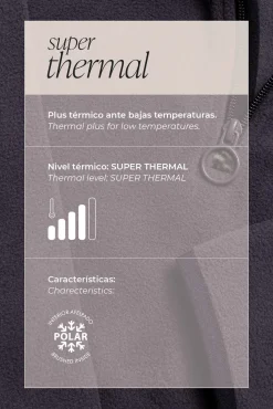 SUPER TÉRMICO Forro polar infantil rosa