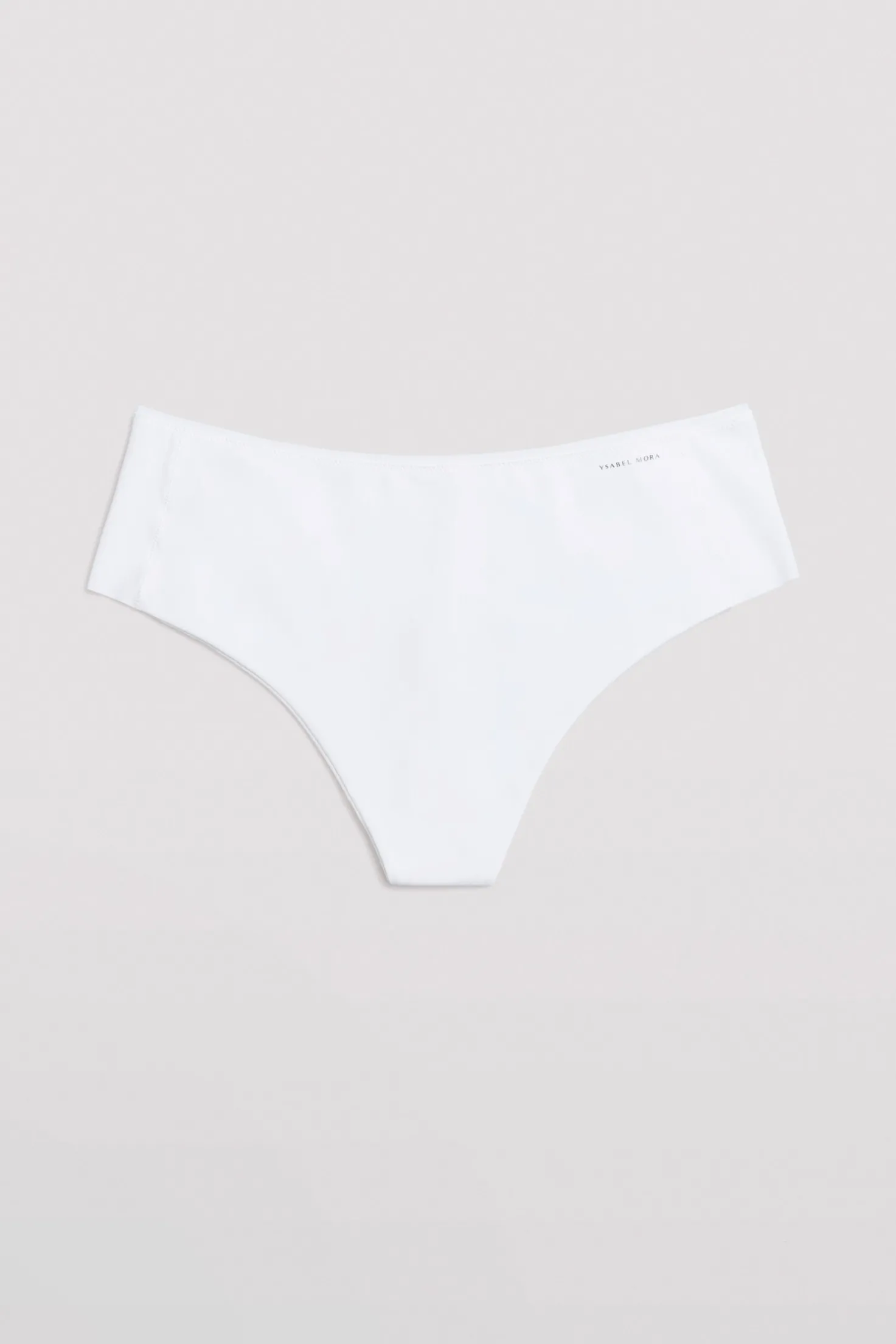 Tanga alto de control con acabados invisibles blanco