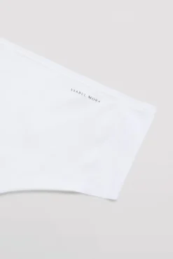 Tanga alto de control con acabados invisibles blanco