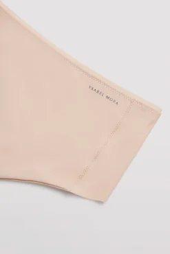 Tanga alto de control con acabados invisibles nude