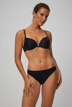Tanga básico algodón negro