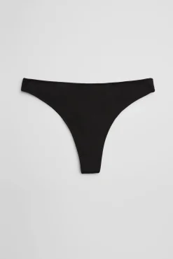 Tanga básico algodón negro