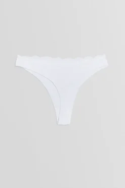 Tanga lencero blanco