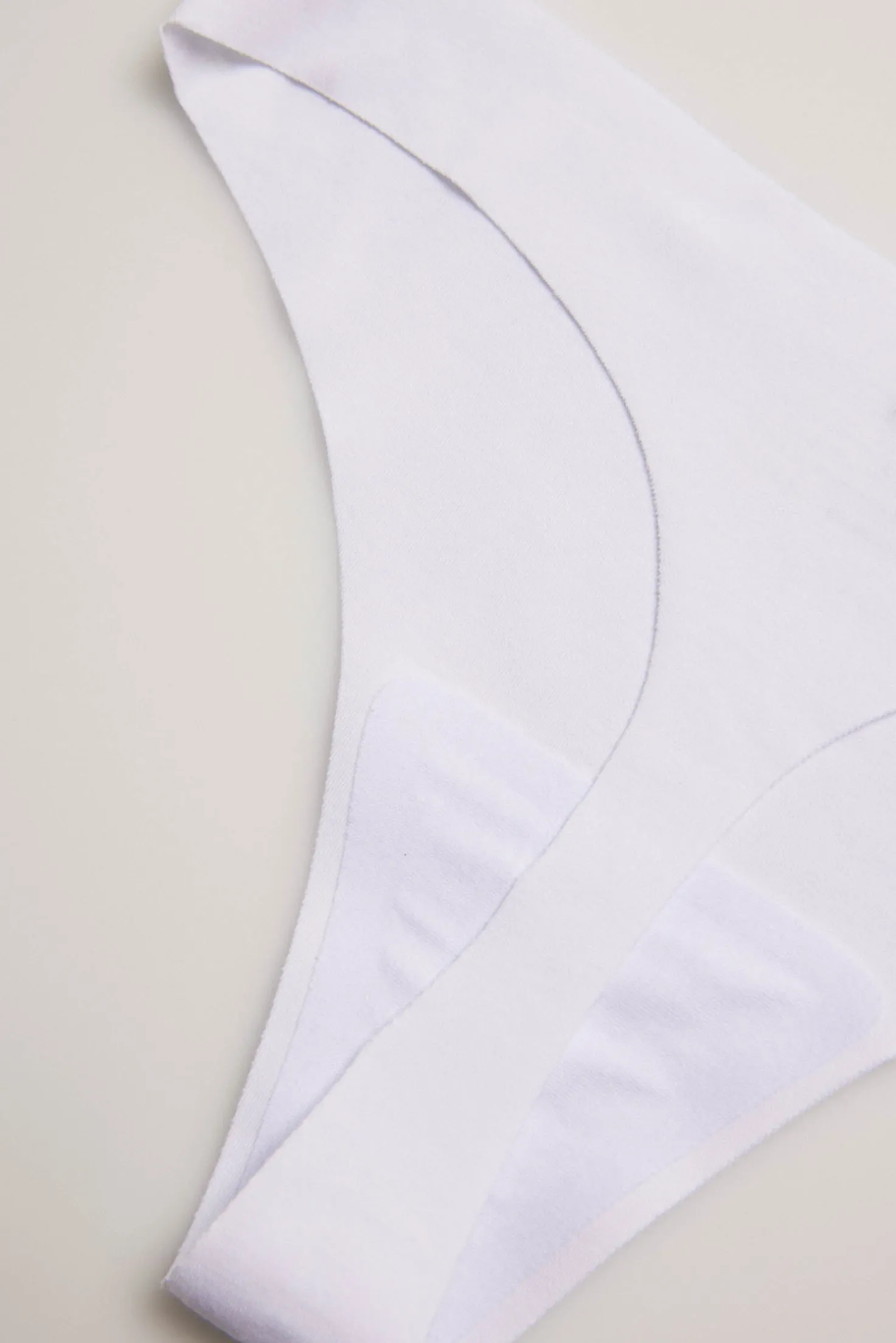 Tanga láser invisible blanco