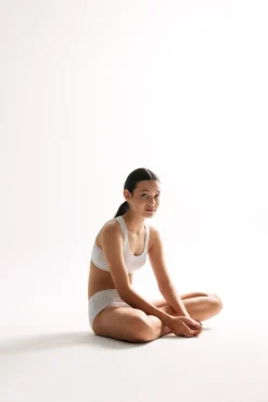 Top juvenil espalda nadadora gris