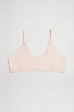 Top juvenil liso rosa