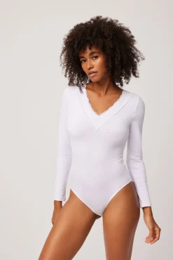 TÉRMICO Body manga larga blanco