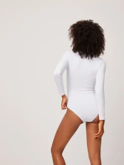 TÉRMICO Body manga larga blanco