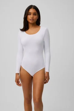 TÉRMICO Body manga larga interior afelpado blanco