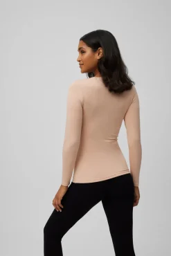 TÉRMICO Camiseta control de temperatura manga larga nude