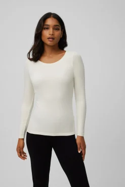 TÉRMICO Camiseta control de temperatura manga larga blanco