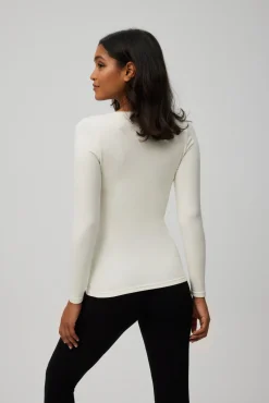 TÉRMICO Camiseta control de temperatura manga larga blanco