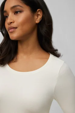 TÉRMICO Camiseta control de temperatura manga larga blanco