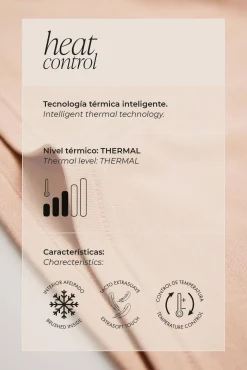 TÉRMICO Camiseta control de temperatura manga larga negro