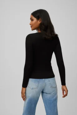 TÉRMICO Camiseta control de temperatura manga larga negro