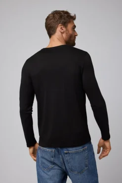 TÉRMICO Camiseta control de temperatura manga larga negro