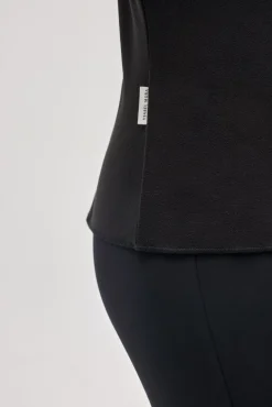 TÉRMICO Camiseta deportiva cuello perkins negro
