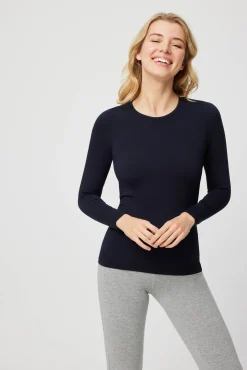 TÉRMICO Camiseta interior manga larga marino