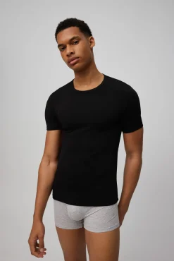 TÉRMICO Camiseta interior manga corta negro