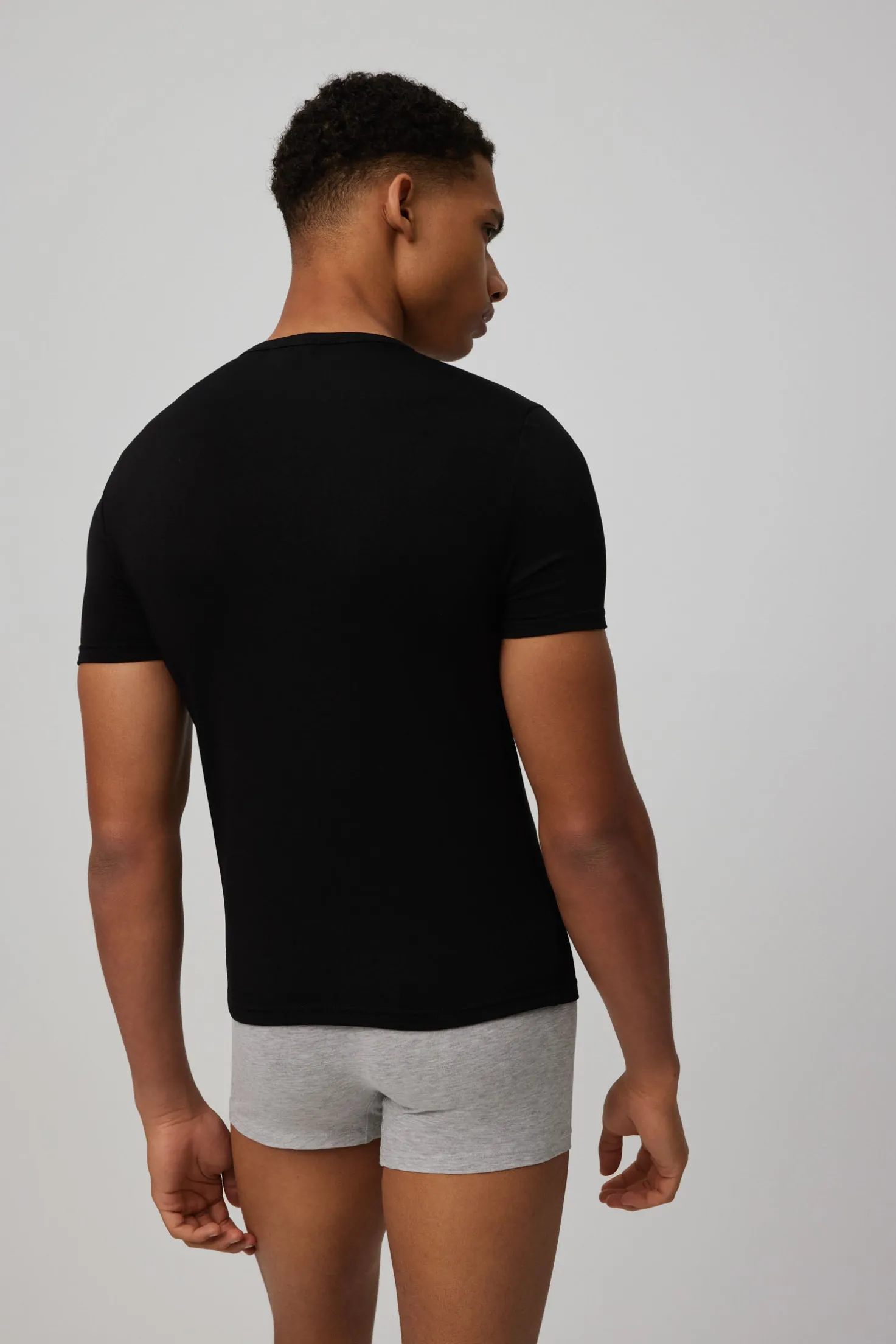 TÉRMICO Camiseta interior manga corta negro