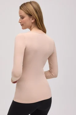 TÉRMICO Camiseta interior térmica manga larga nude