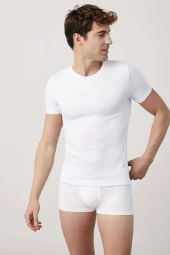 TÉRMICO Camiseta interior manga corta blanco
