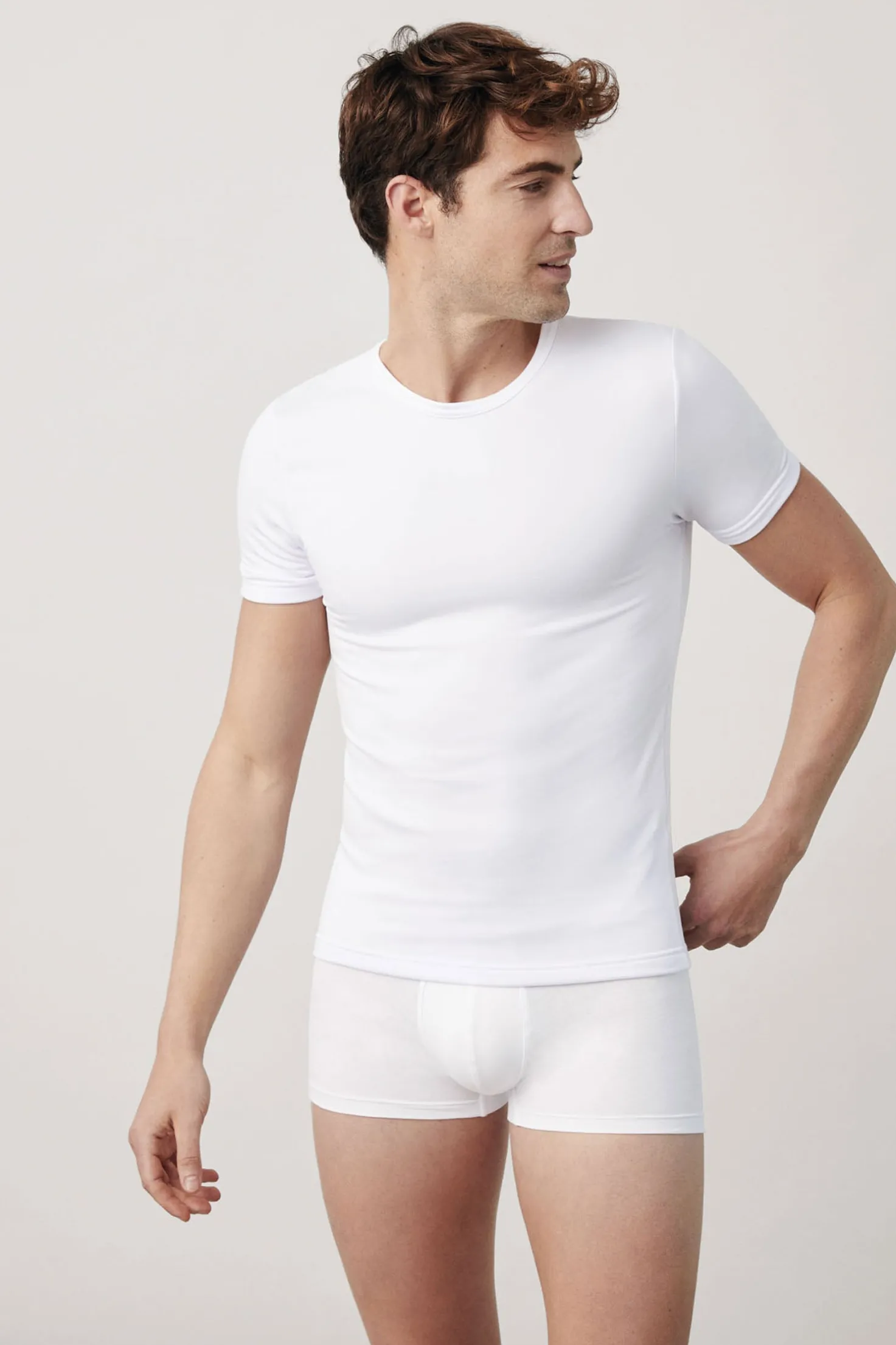 TÉRMICO Camiseta interior manga corta blanco