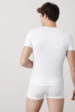 TÉRMICO Camiseta interior manga corta blanco