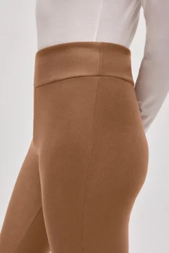 TÉRMICO Leggings afelpados efecto piel camel