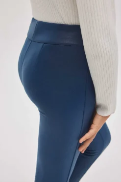 TÉRMICO Leggings afelpados niña efecto piel azul
