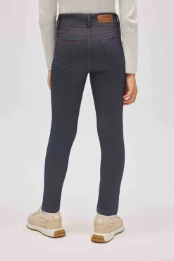 TÉRMICO Leggings afelpados niña efecto vaquero marino