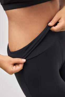 TÉRMICO Leggings deportivos flare interior afelpado negro