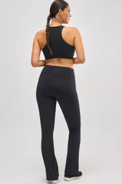 TÉRMICO Leggings deportivos flare interior afelpado negro